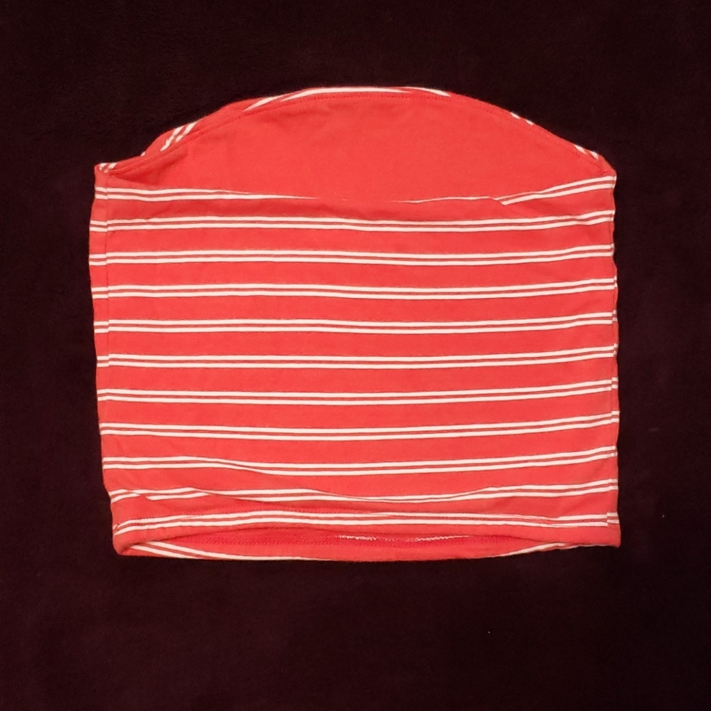 🔴 🆓️ FREE* Wild Fable Striped Strapless Tube Crop Top 🔴 - Picture 5 of 6